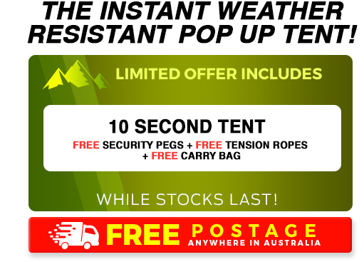 10 Secont Tent Single Offer