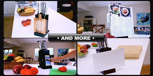 The universal knife block that can hold up to 10 knives or utensils, keeping your bench tidy and clean.