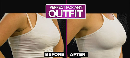 the boost bra as seen on tv has no back, no straps, no hooks