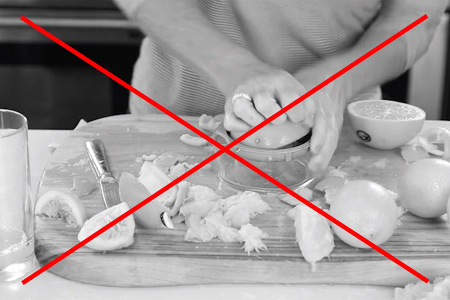 Manual Juicer Crush Squeeze Citrus Hands