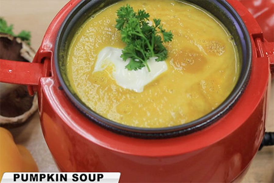 Cook soup quickly and fast with the on pot easy cooking system