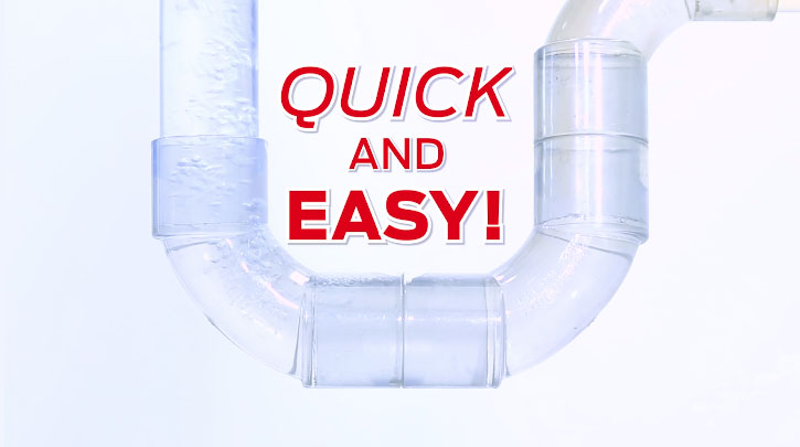 Quick and easy way to unblock your drains