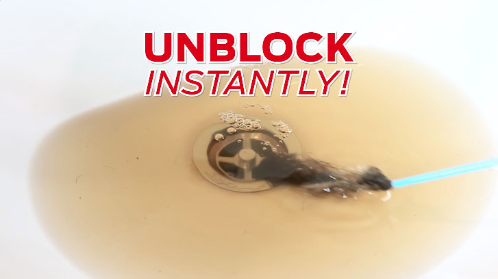Quick and easy way to unblock your drains
