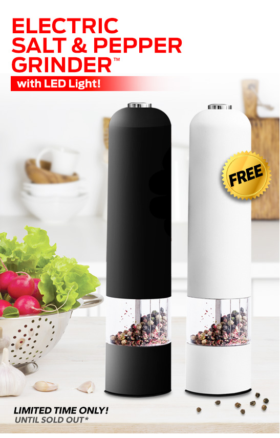 Electric Salt Paper Grinder