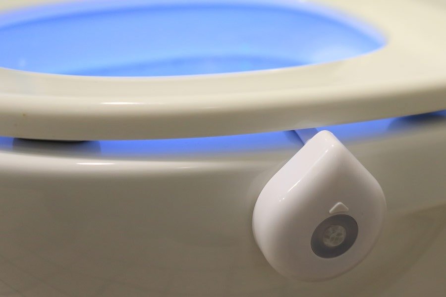 The incredible motion activated bathroom nightlight