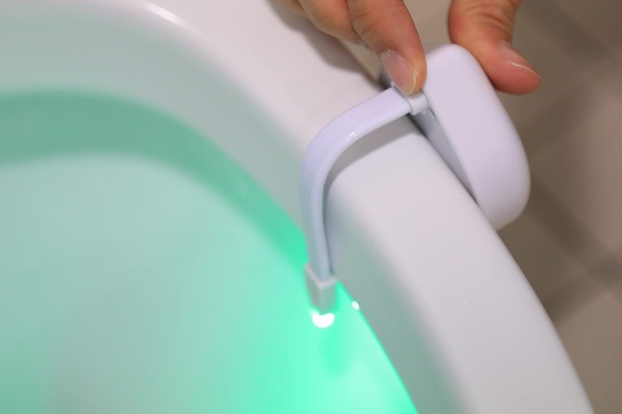 The incredible motion activated bathroom nightlight