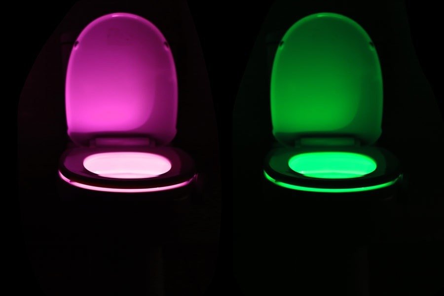 The incredible motion activated bathroom nightlight