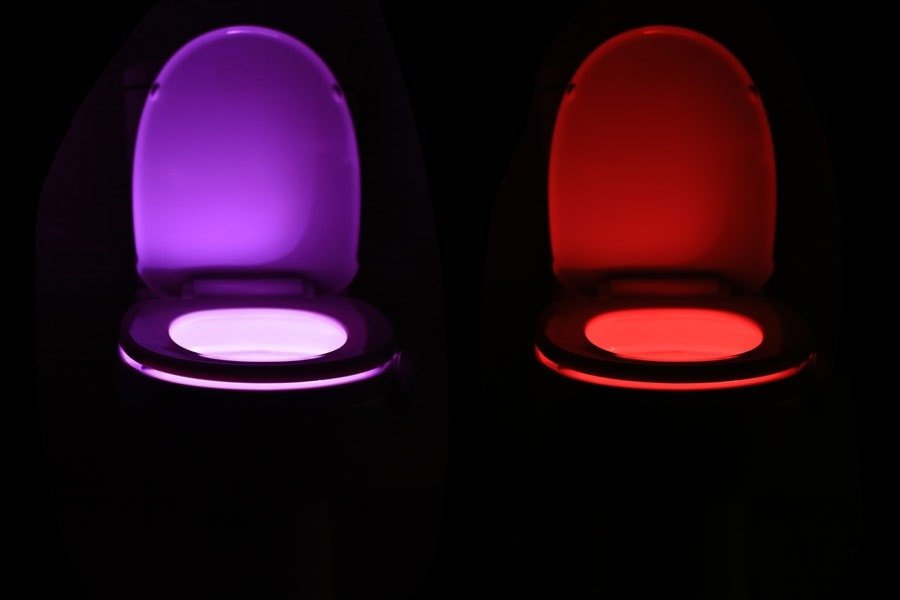 The incredible motion activated bathroom nightlight