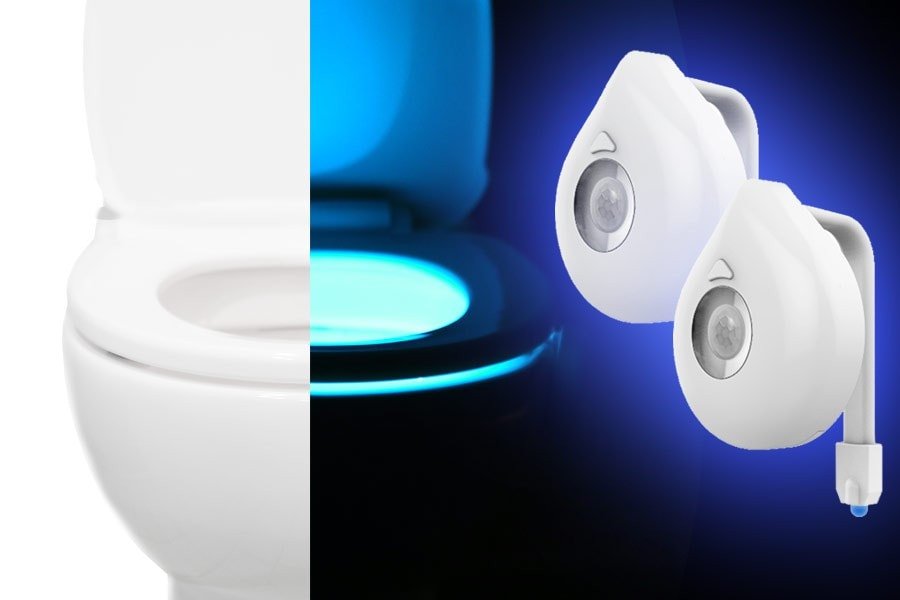 The incredible motion activated bathroom nightlight