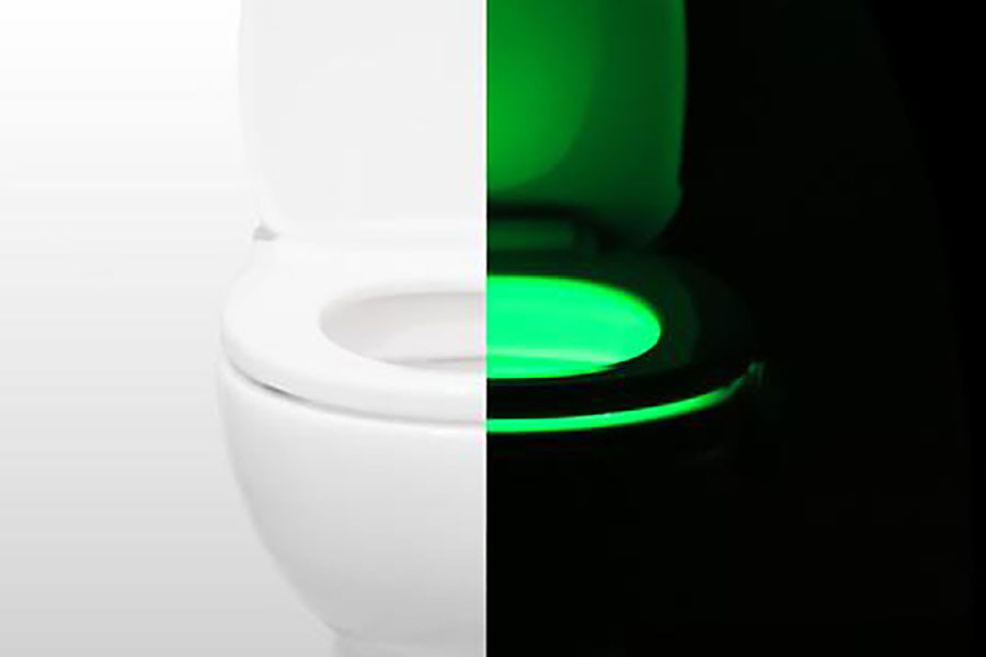 The incredible motion activated bathroom nightlight