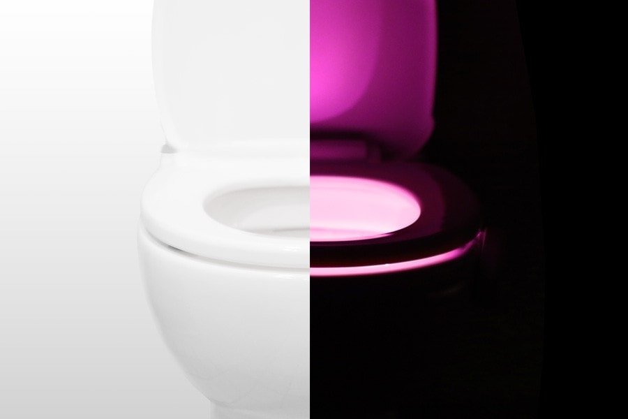 The incredible motion activated bathroom nightlight
