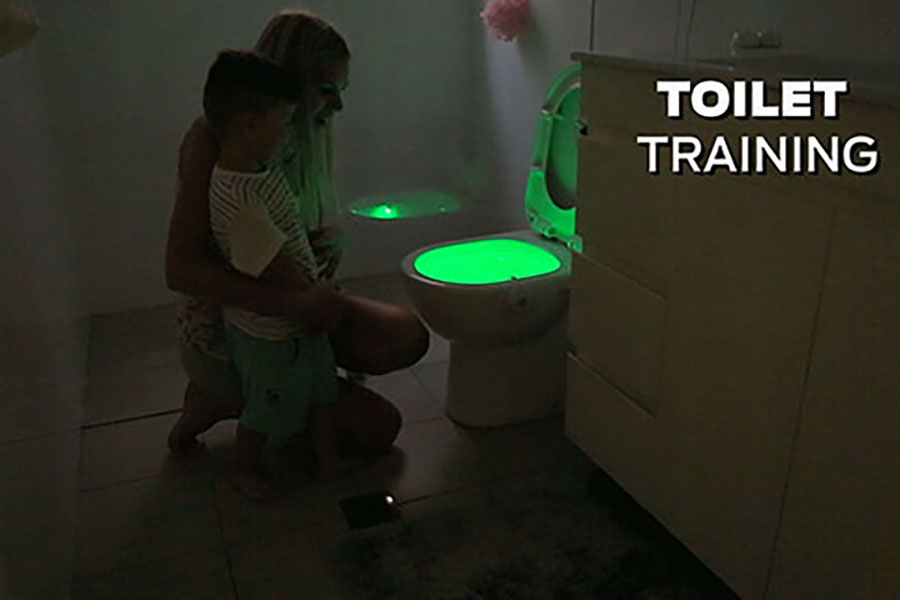 The incredible motion activated bathroom nightlight