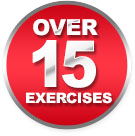 OVER 15 EXCERSISES