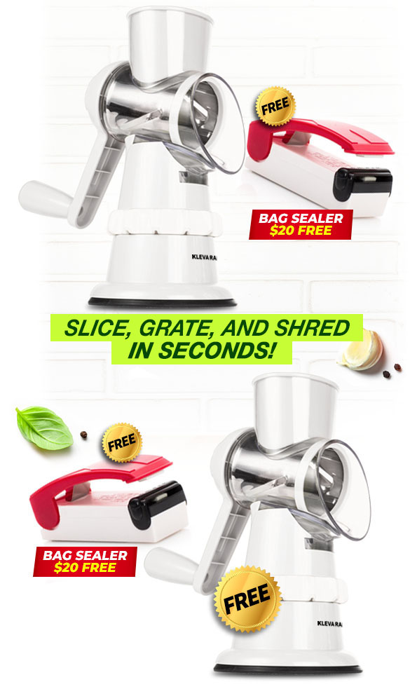 Slice Grate & Shred in Seconds