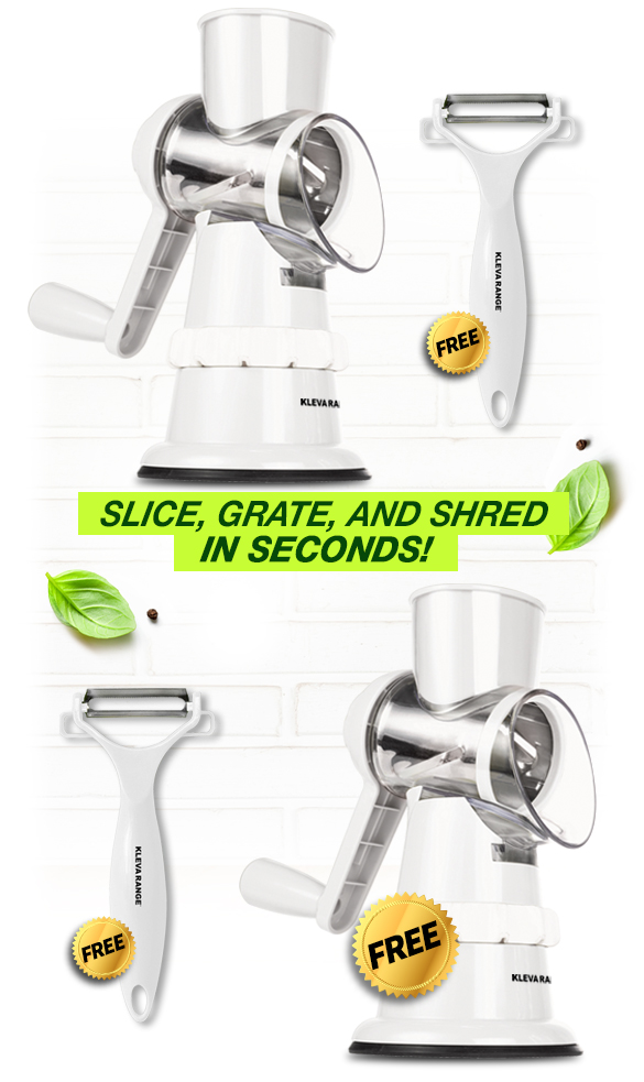 Slice Grate & Shred in Seconds