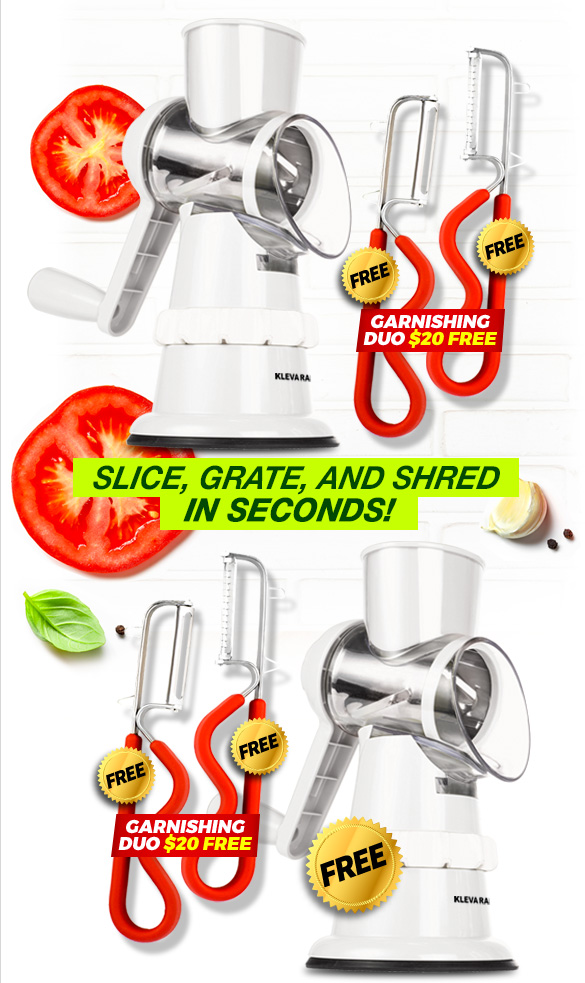 Slice Grate & Shred in Seconds