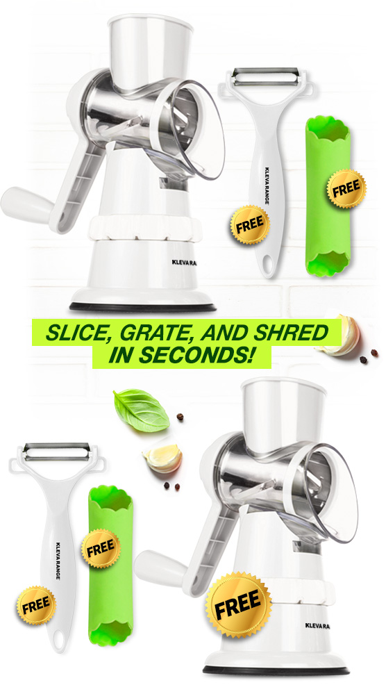 Slice Grate & Shred in Seconds