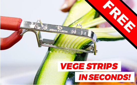 vege strips in seconds