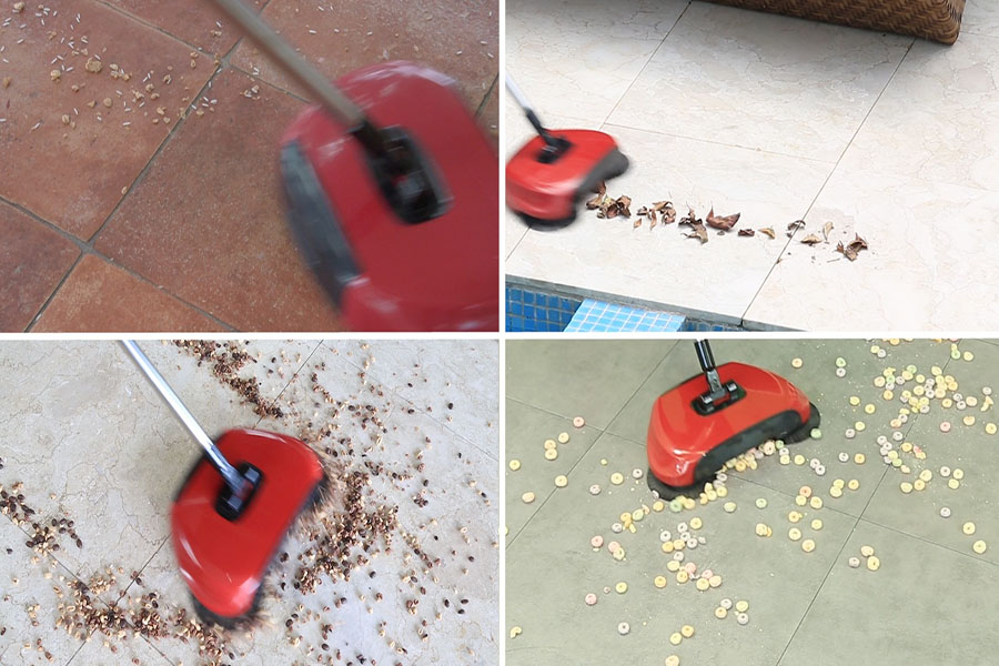 A broom and a vacuum combined in one amazing, cordless, portable device!