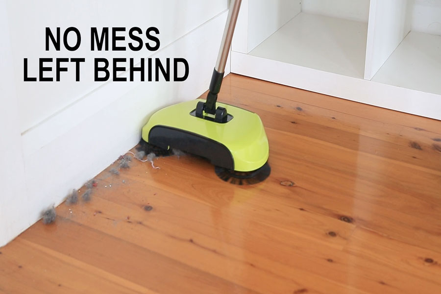 A broom and a vacuum combined in one amazing, cordless, portable device!
