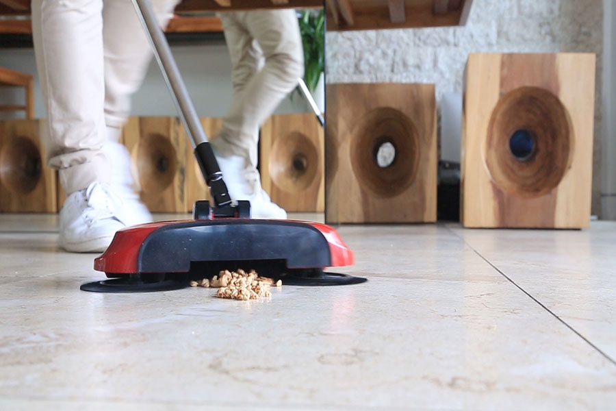 A broom and a vacuum combined in one amazing, cordless, portable device!