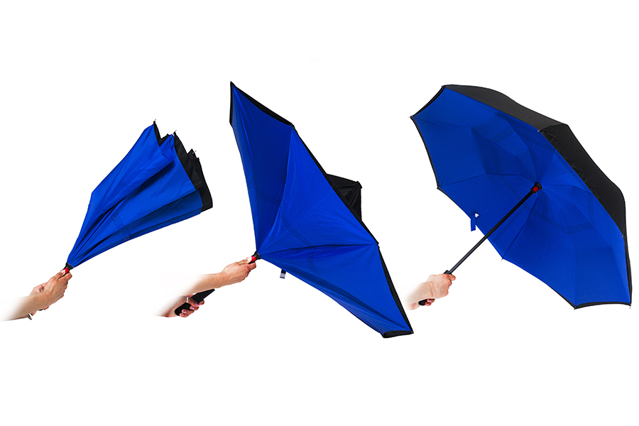 New design umbrella that doesn’t drip, leak or cause a mess!