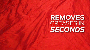 Removes creases in seconds